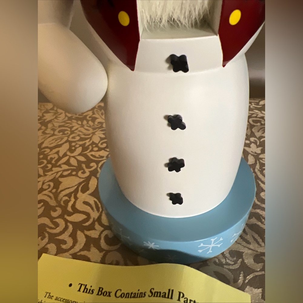 Old World Christmas Collectors Club EM Merck Signed 7295 Snowman 11” - Picture 6 of 16